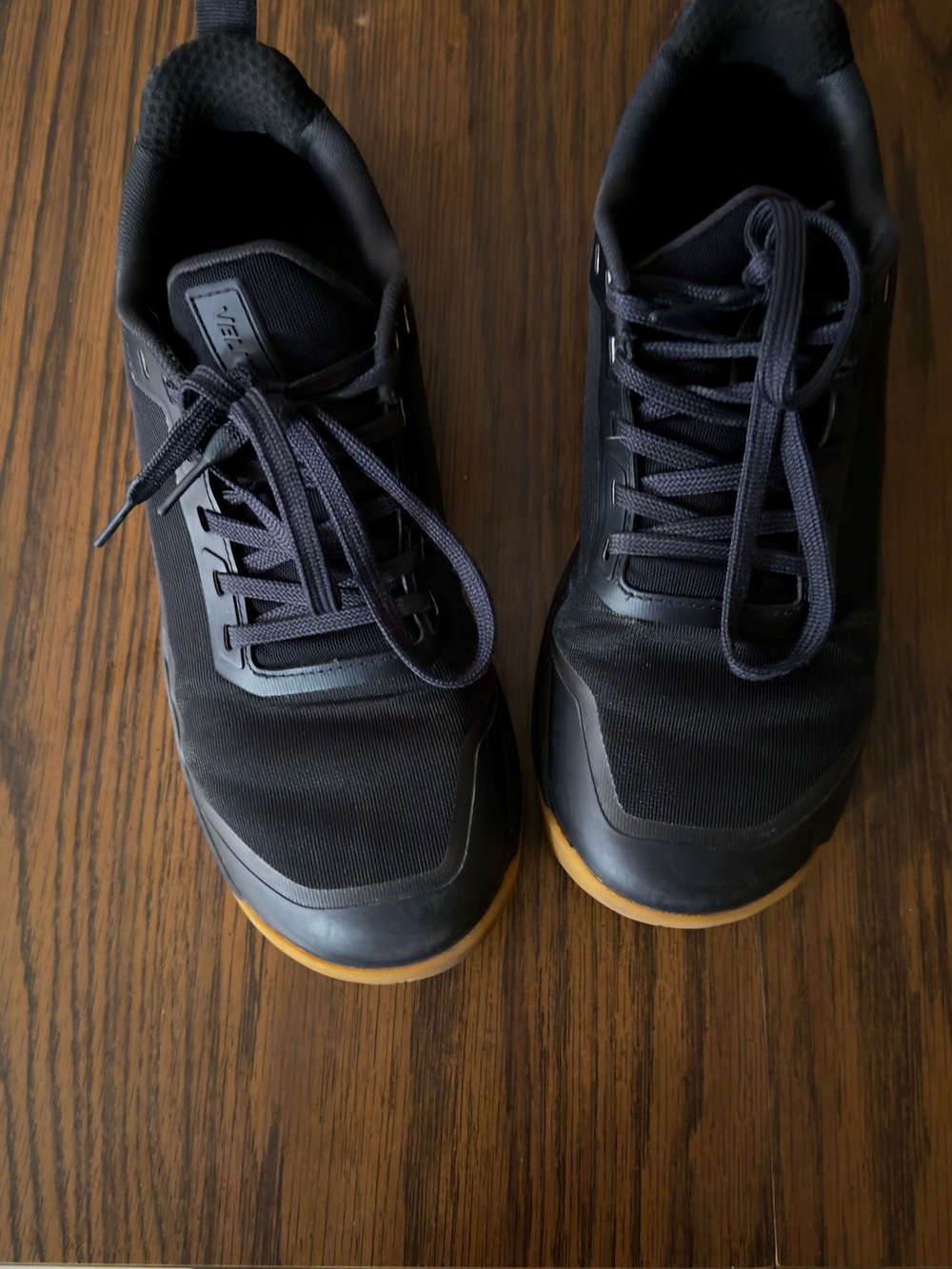 Men's Black Sneakers with Gum Sole — Everyday Lightweight Trainer